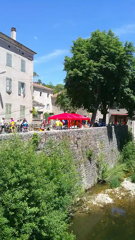 Albon d'Ardèche : centre du village