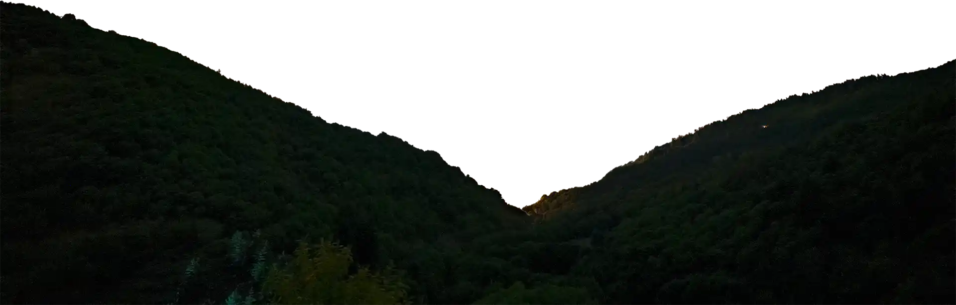 Albon d'Ardèche la nuit