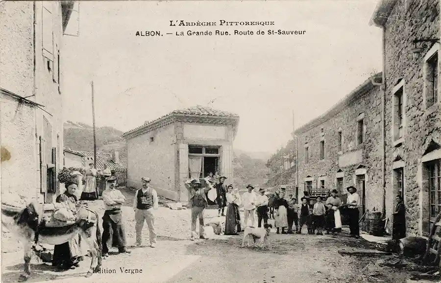 Albon d'Ardèche dans le passé