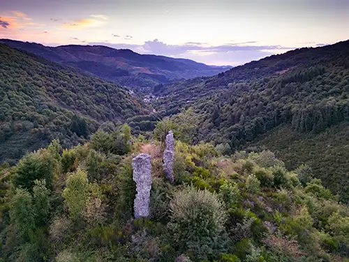 Albon d'Ardèche : le prieuré de jour