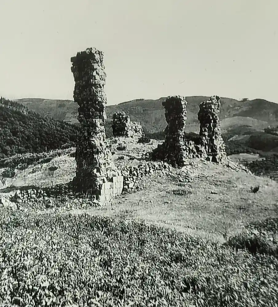 Ruines de l'ancienne églisue du prieuré de Saint Julien-d'Orcival